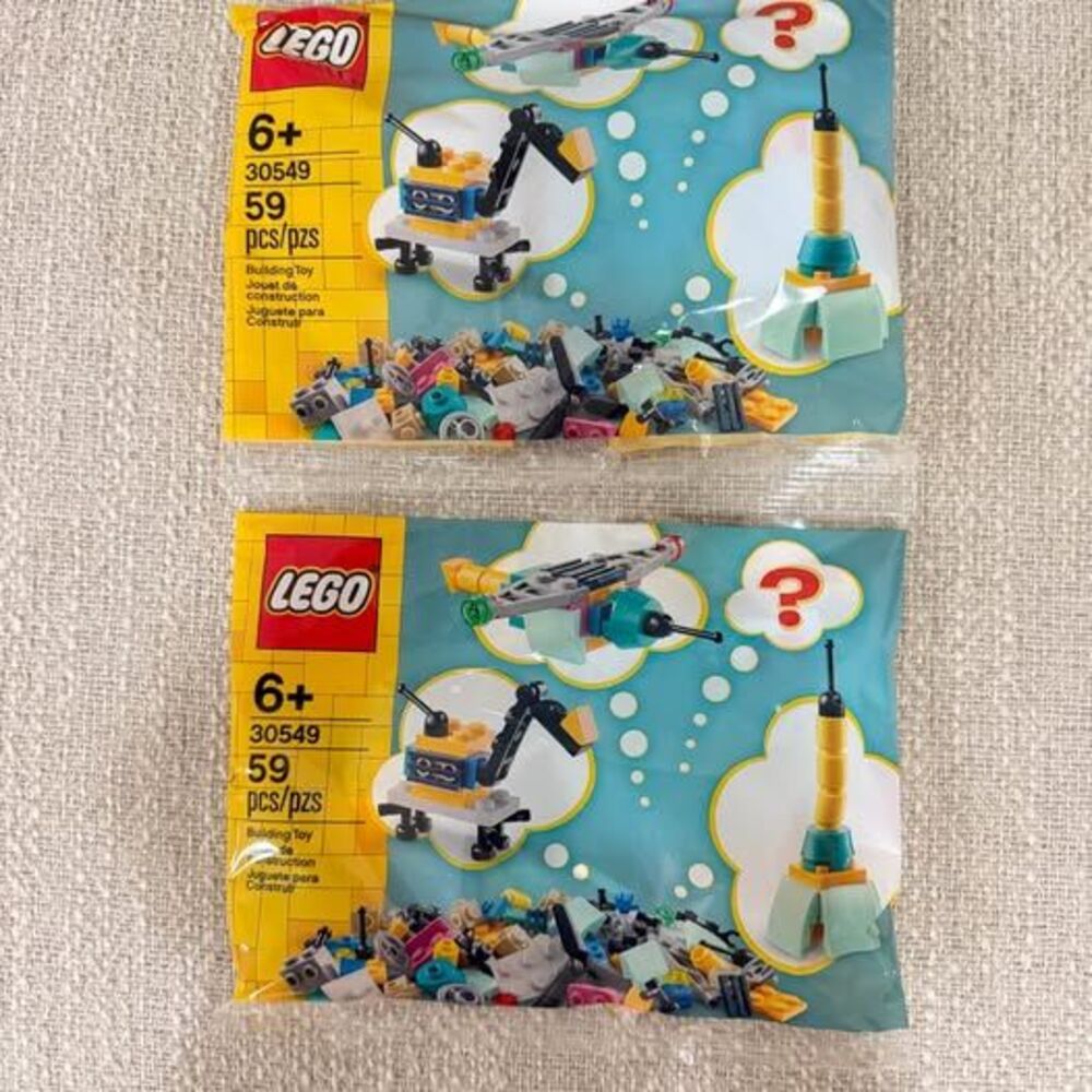 2 of LEGO 30549 Build Your Own Vehicles Polybag Set new in sealed bag Age 6+